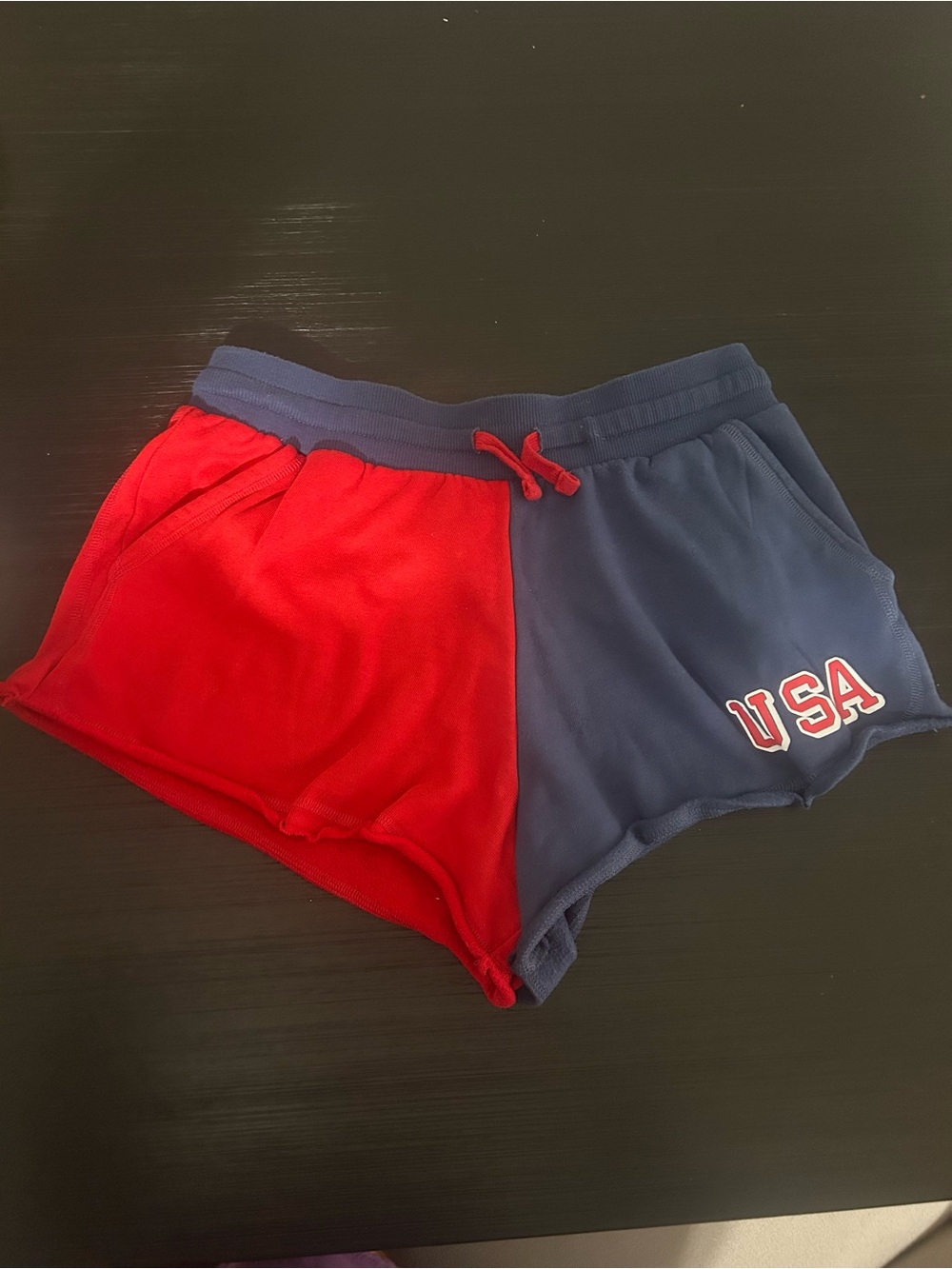 Modern Lux Red and Navy USA Athletic Shorts